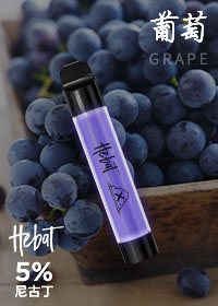 Hebat 喜貝二代 拋棄式 發光電子煙（葡萄味）